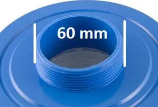 ZESTAW 3 = Drobne gwinty (60mm = 2" ZOLL) filtr do Artesian, Master Spas i innych, w tym 10 wkładów z kulek filtrujących