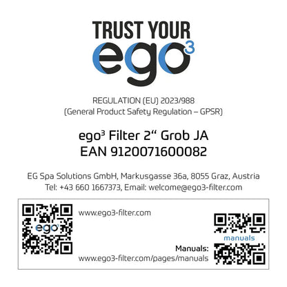 Filterkartusche ORIGINAL EGo3 einzeln 